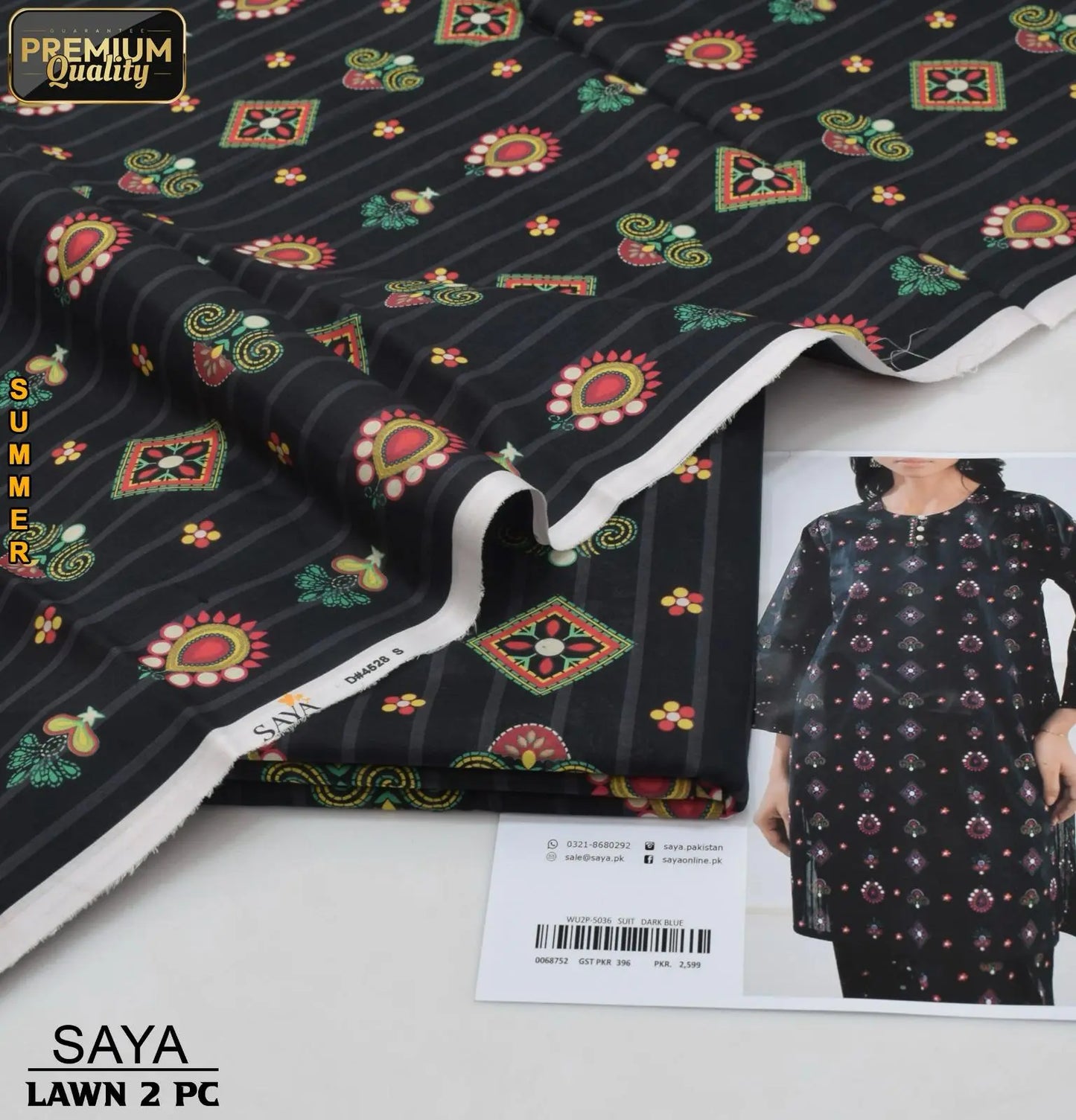 2Pc digital Printed Lawn Suit 2025 RK-textile