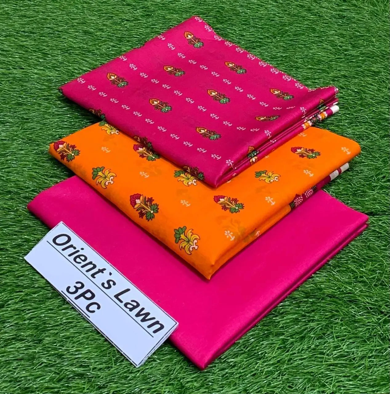 3pc Orient Lawn Collection(Vol-3)AZ Rk-Store