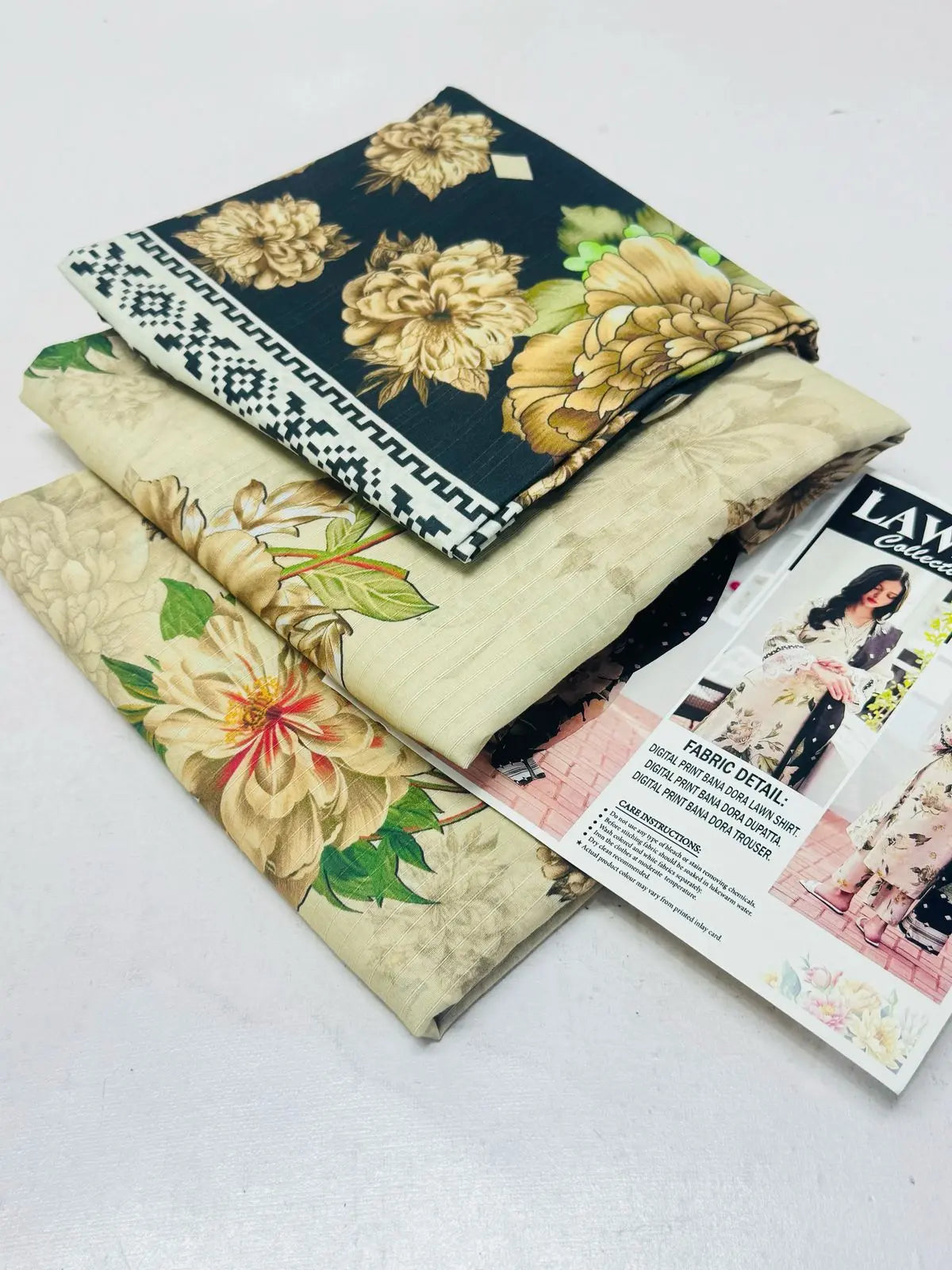 *BAROUQE* 3pc Summer Casual Collection - RK-textile