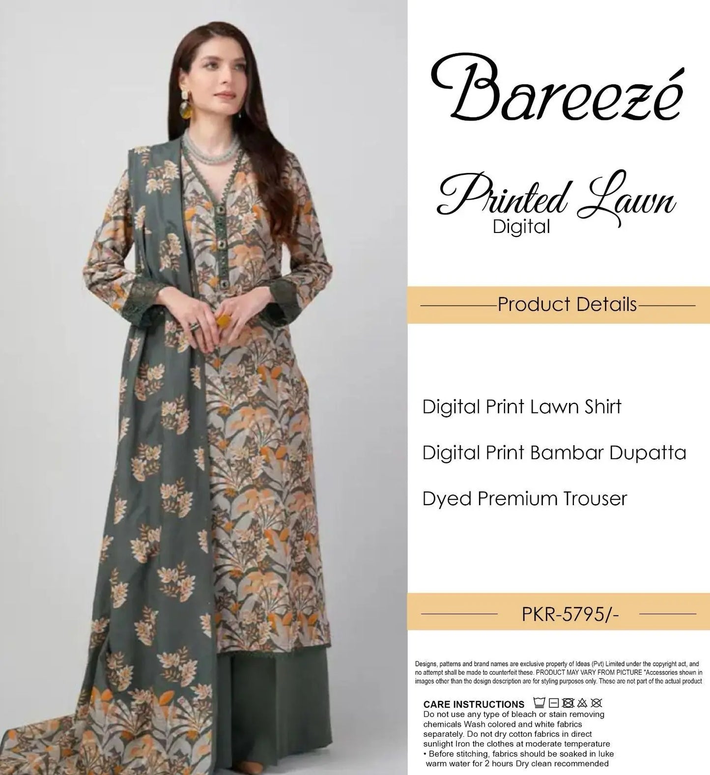 Bareeze New Volume Summer Collection 2025 (AJ Vol 07) My Store