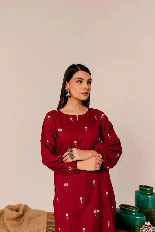 02-Piece Embroidered UNSTICHED(Zara Shahjahan) My Store