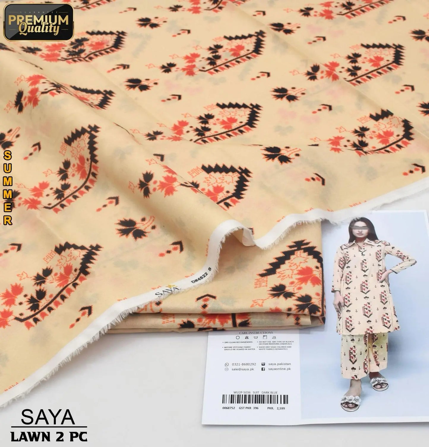 2PC Lawn New Arrival 2025 RK-textile