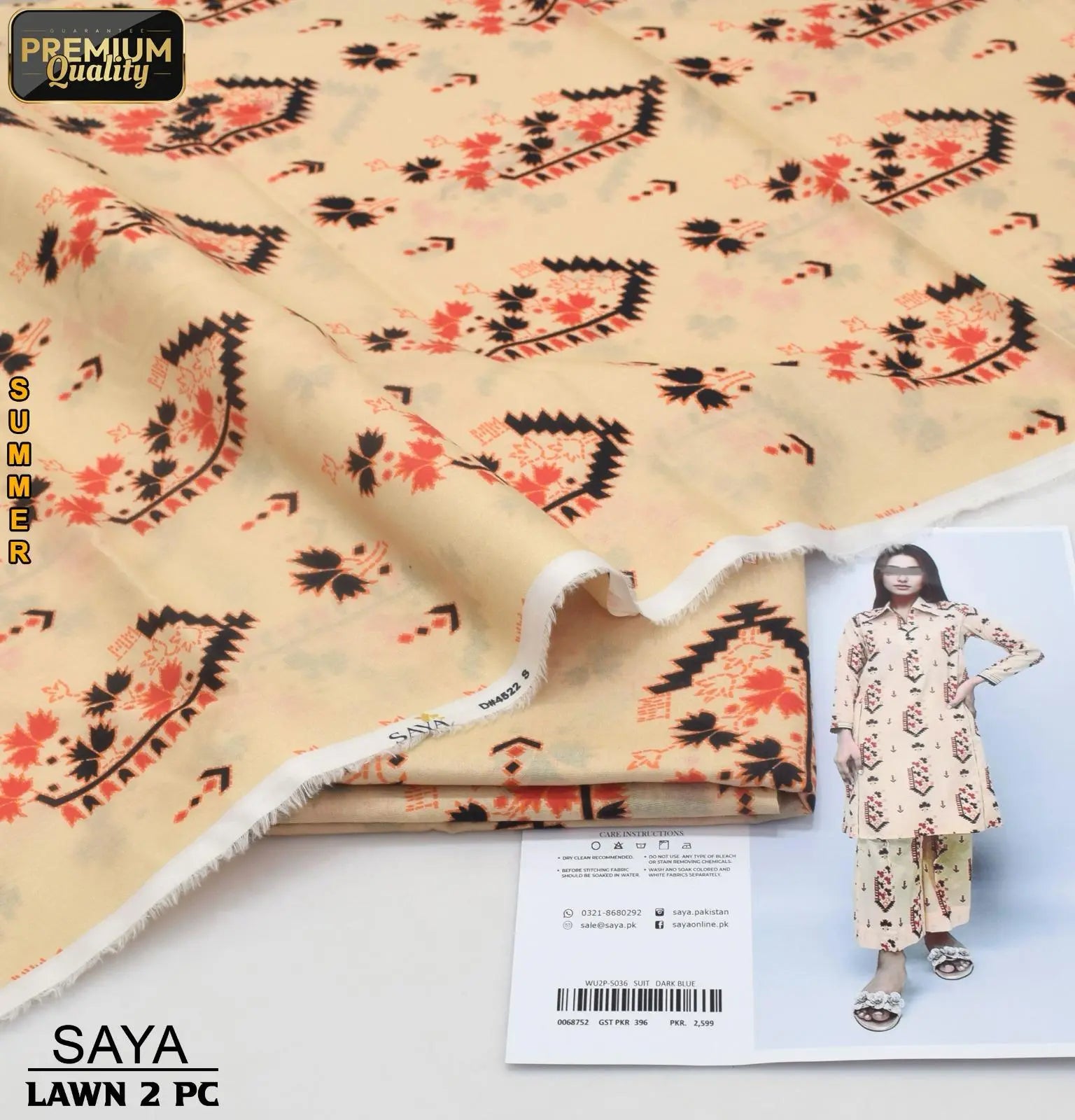 2PC Lawn New Arrival 2025 RK-textile