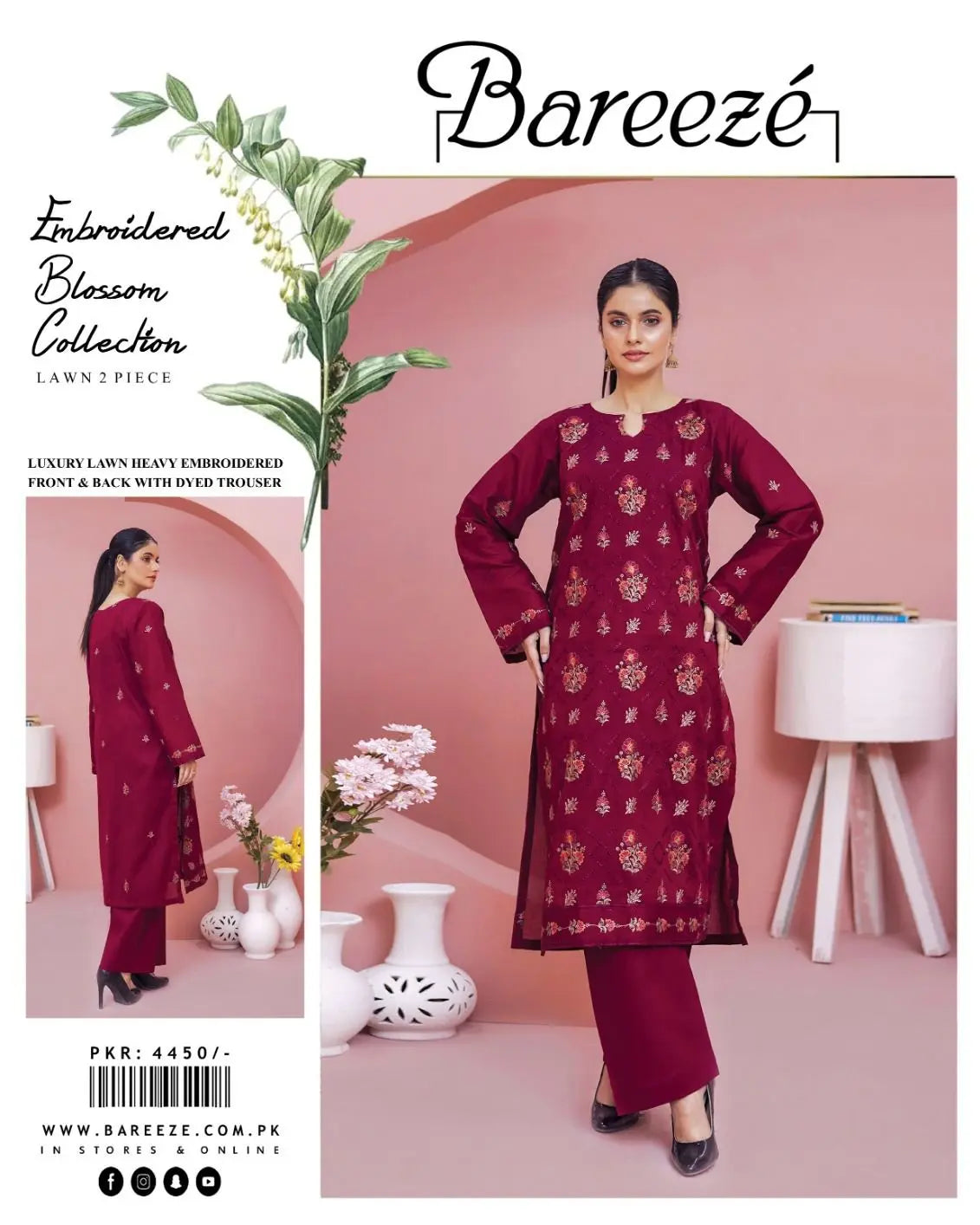 2pc Lawn Vol-4 My Store
