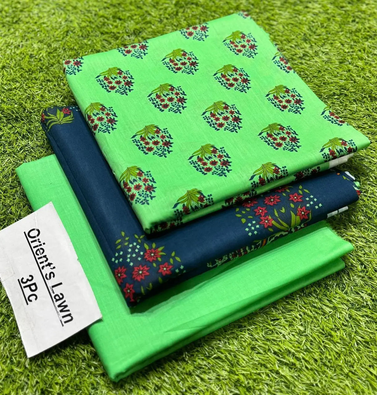 3pc Orient Lawn Collection(Vol-3)AZ Rk-Store