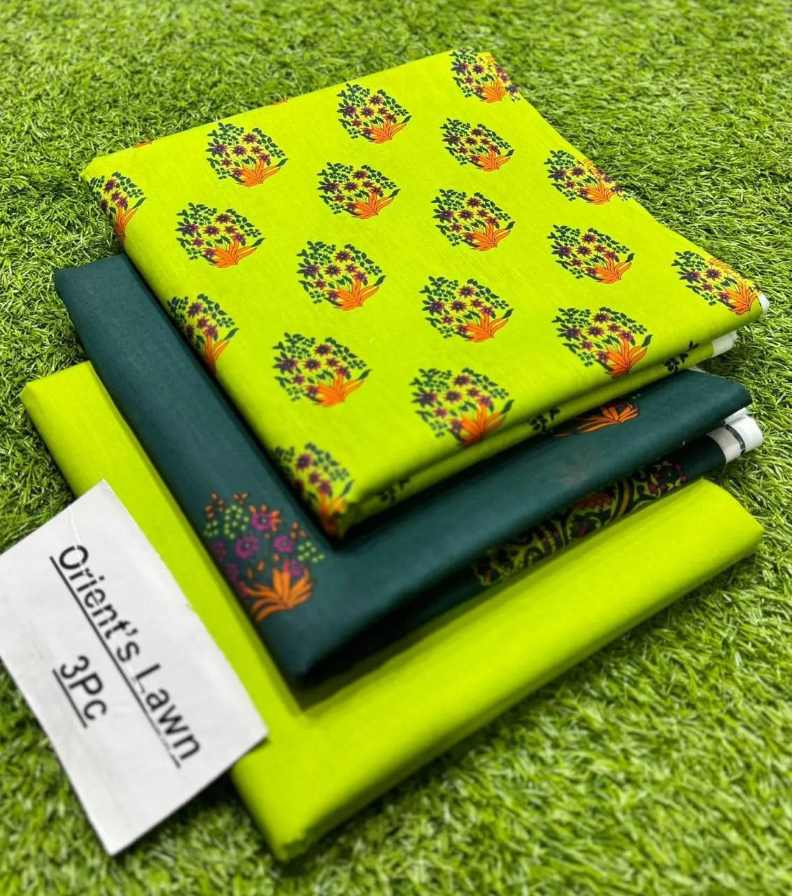 3pc Orient Lawn Collection(Vol-3)AZ Rk-Store