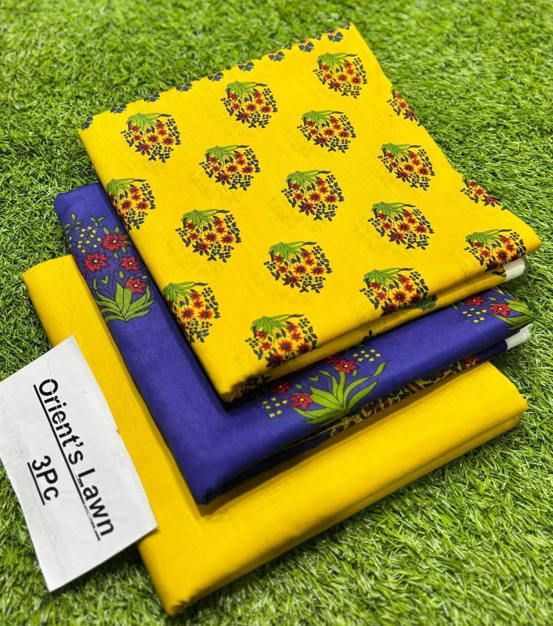 3pc Orient Lawn Collection(Vol-3)AZ Rk-Store