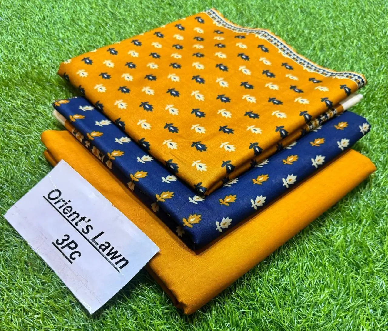 3pc Orient Lawn Collection(Vol-3)AZ Rk-Store