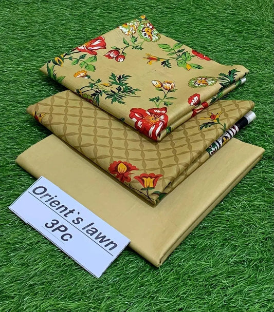 3pc Orient Lawn Collection(Vol-6)AZ Rk-Store