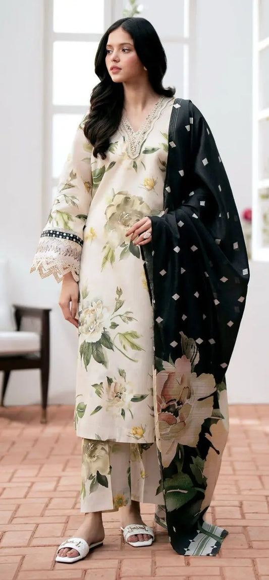*BAROUQE* 3pc Summer Casual Collection - RK-textile
