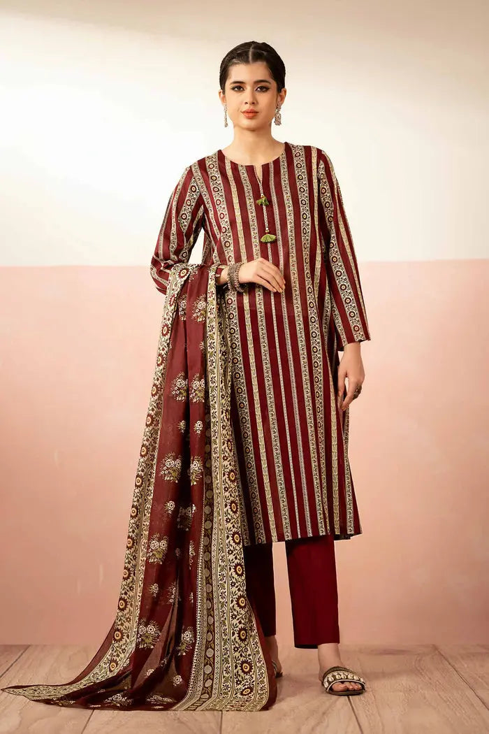 Baroque Lawn Collection 2025(AJ) RK-textile