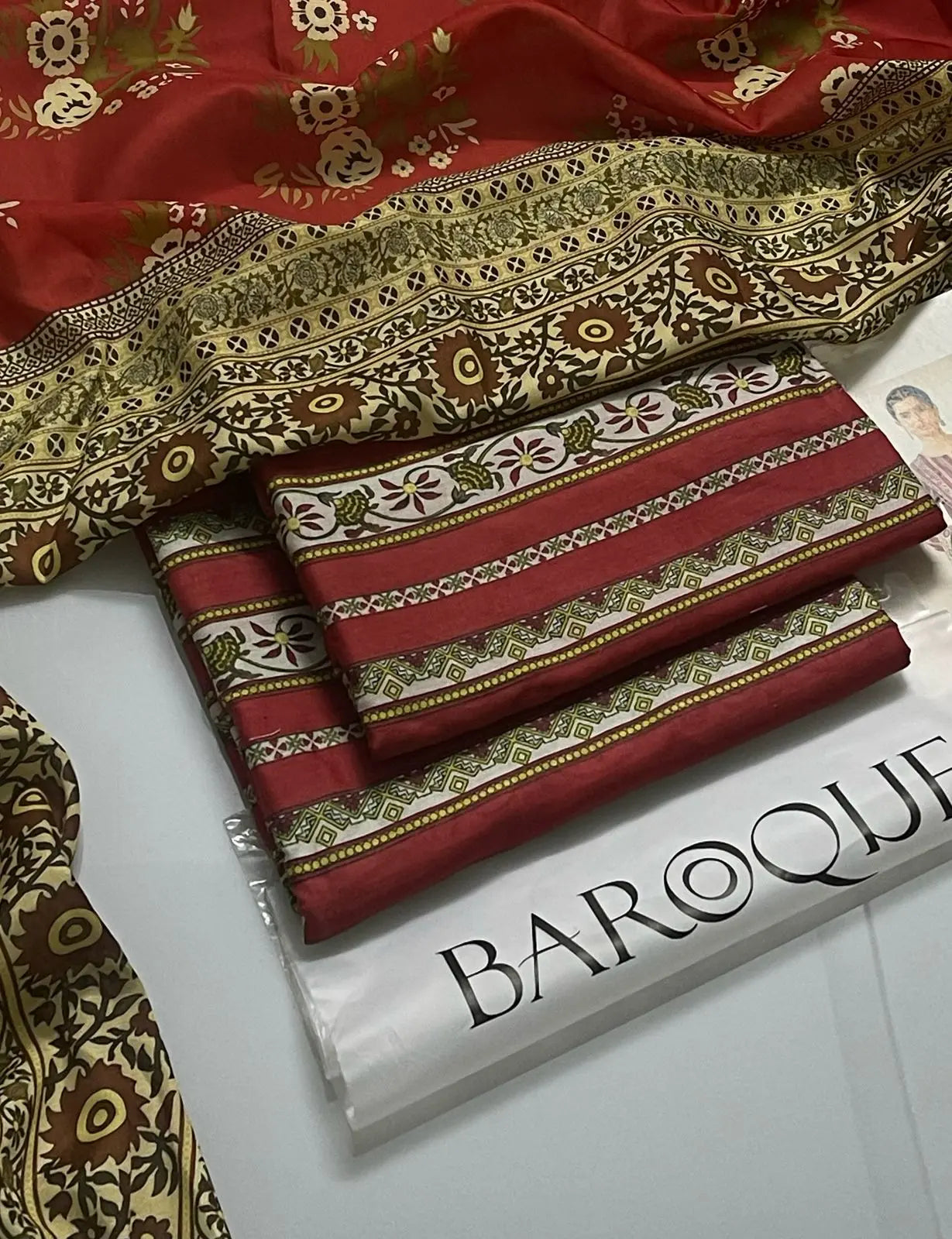 Baroque Lawn Collection 2025(AJ) RK-textile