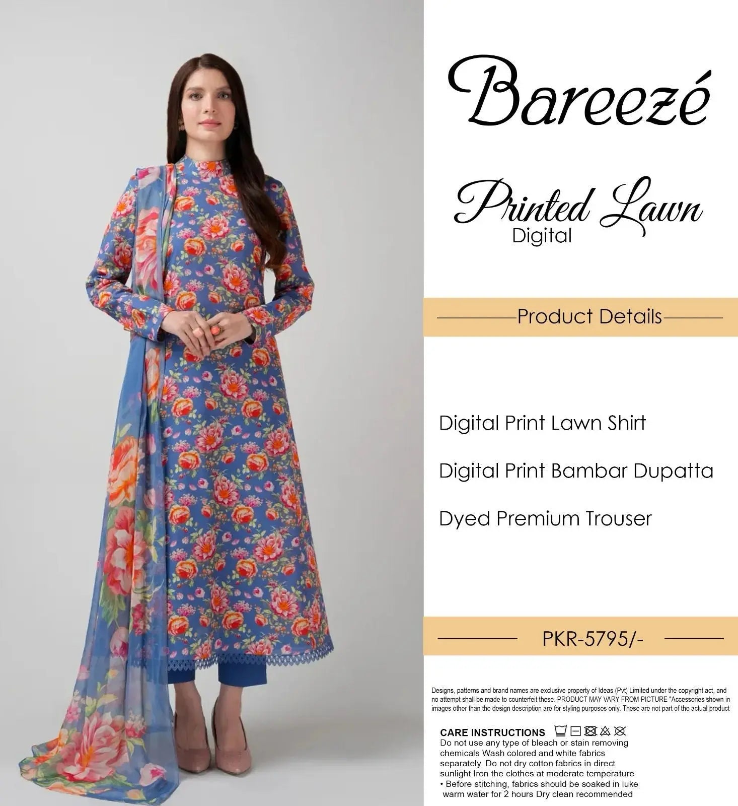 Lawn Bana Dora Summer Collection 2025(AZ) Rk-Store